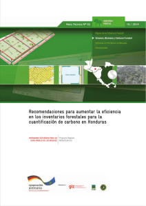 Recomendaciones para aumentar la eficiencia - REDD/CCAD-GIZ