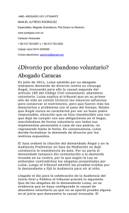 divorcio por abandono voluntario abogado