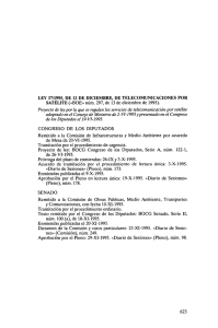 LEY37/1995, DE 12 DE DICIEMBRE, DE TELECOMUNICACIONES