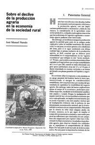 (1991), “Sobre el declive de la producción en la economía del