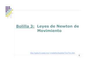 Bolilla 3: Leyes de Newton de Movimiento