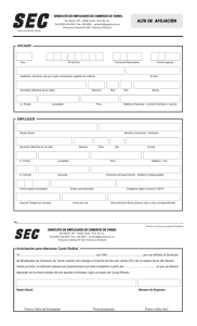 alta de afiliación - Sindicato de Empleados de Comercio de Tandil