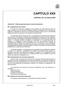CAPÍTULO XXII - Instrucción de Acero Estructural (EAE)