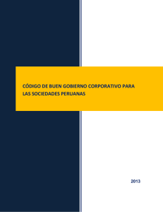 código de buen gobierno corporativo para las sociedades