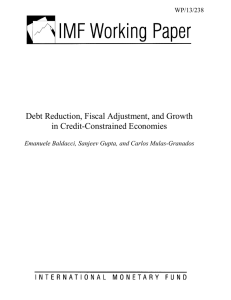 Debt Reduction, Fiscal Adjustment, and Growth in Credit