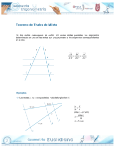 Teorema de Thales de Mileto