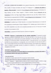 ACTA DEL CONSEJO DE SALARIOS: En la ciudad de Montevideo