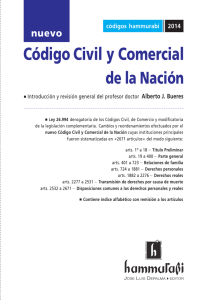 Nuevo Código Civil y Comercial