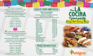 “La Coeina” at your Amigos store you`ll ﬁnd the best