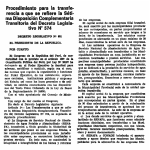 Procedimiento para la transfe— rencia e que se refiere la Séti—