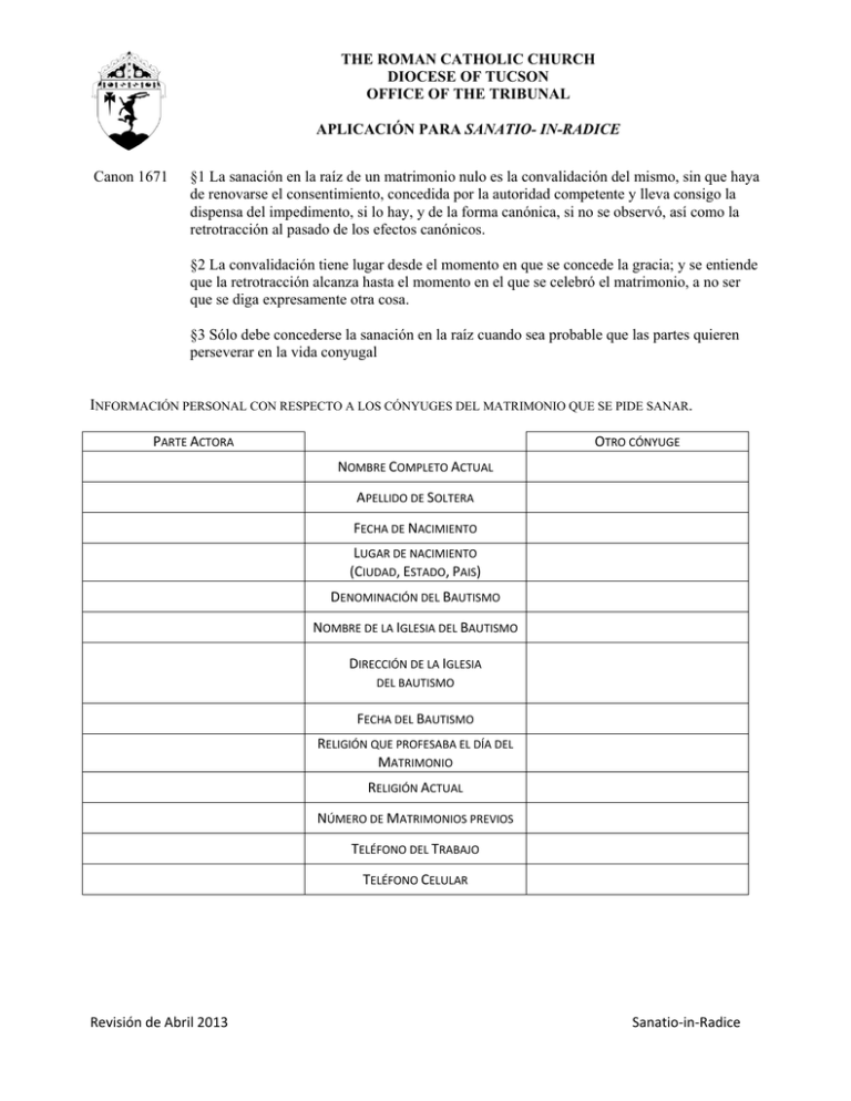 Revisi n De Abril 2013 Sanatio in