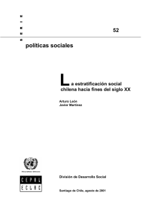 La estratificación social chilena hacia fines del siglo XX