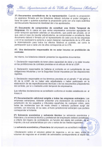 2°) Documentos acreditativos de la representación: Cuando la