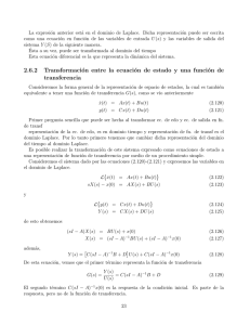2.6.2 Transformación entre la ecuación de estado y una función de