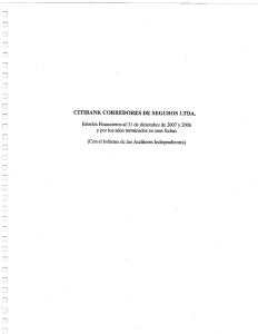 citibank corredores de seguros ltda.