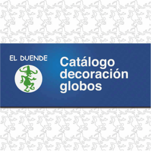 Catálogo Globos