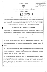 Decreto 2469 de 2015