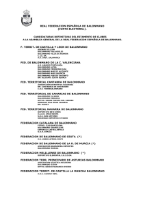 real federacion espa&ntilde;ola de balonmano (junta electoral). f. territ. de