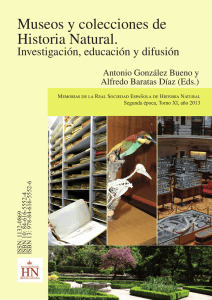 Museos y colecciones de Historia Natural.