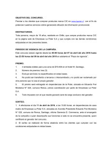 OBJETIVO DEL CONCURSO. Premiar a los clientes que compren