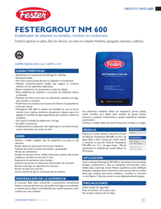 FESTERGROUT NM 600