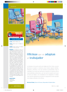 Oficinas que se adaptan al trabajador