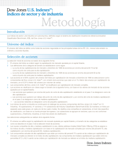 Metodología - Dow Jones Indexes