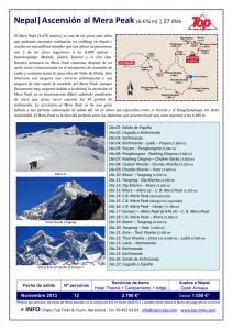 Ascensión al Mera Peak - Consulado de Nepal en Barcelona