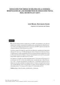 deducci&oacute;n por obras de mejora en la vivienda