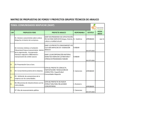 matriz de propuestas de foros y proyectos grupos técnicos