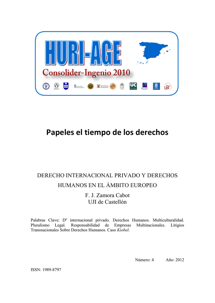 Derecho Internacional Privado Y Derechos