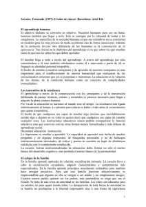 Savater, Fernando (1997) El valor de educar. Barcelona: Ariel Ed. El