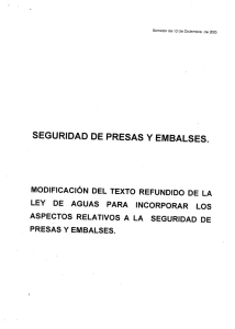 seguridad de presas y embalses. - SEPREM