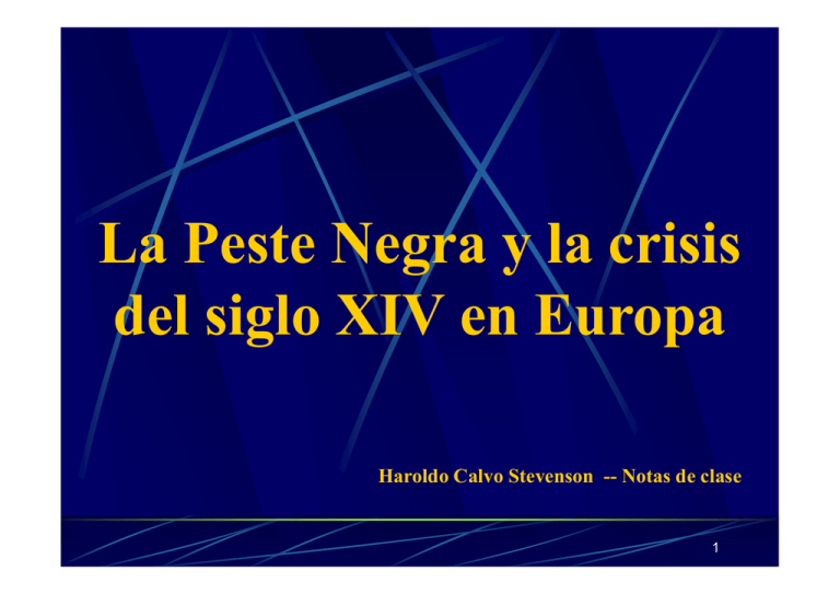 La Peste Negra