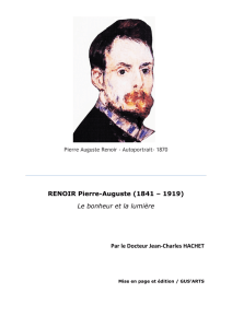 RENOIR Pierre-Auguste (1841 – 1919) Le bonheur et la