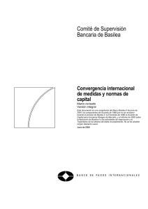 Convergencia internacional de medidas y normas de capital: Marco