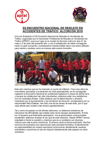 XII ENCUENTRO NACIONAL DE RESCATE EN ACCIDENTES DE