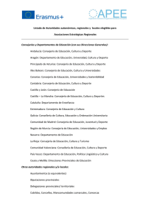 Listado de Autoridades educativas autonómicas y locales