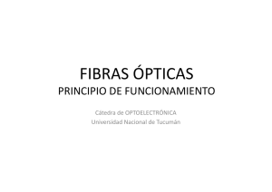 FIBRAS ÓPTICAS1 - Universidad Nacional de Tucumán