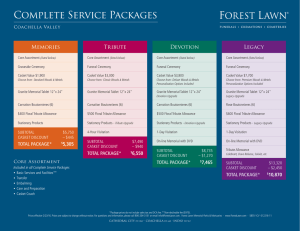 Complete Service Packages