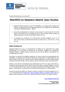 AfterARCO en Matadero Madrid: Open Studios
