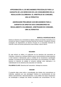 aproximación a los mecanismos procesales para la garantía de los