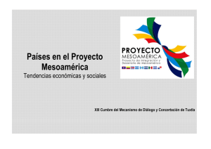 Países en el Proyecto Mesoamérica