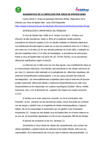 Diagnóstico de la infección por virus de Epstein Barr