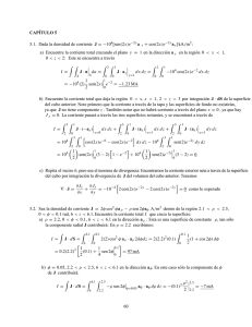 CAPÍTULO 5 5.1. Dada la densidad de corriente J = −104[sen(2x)e