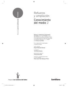 Conocimiento del medio 2 Refuerzo y ampliación