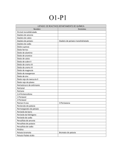 Listado O1 - P1 - Química / Universidad del Valle