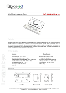 Mini Controlador dimer Ref.: CON-DIM-M1A