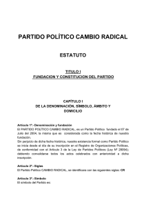 partido político cambio radical