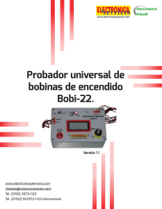 Probador universal de bobinas de encendido Bobi-22.